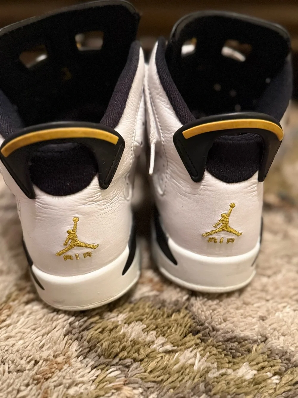 Jordan Kids' Retro Basketball Shoes - Yellow White Black